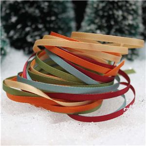 Christmas Ribbon - 3mm Satin